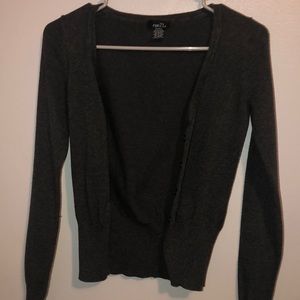 Grey cardigan